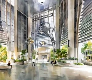 hospitality management lobby immeuble locataires